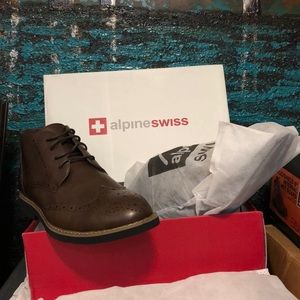 High cut leather TI boots